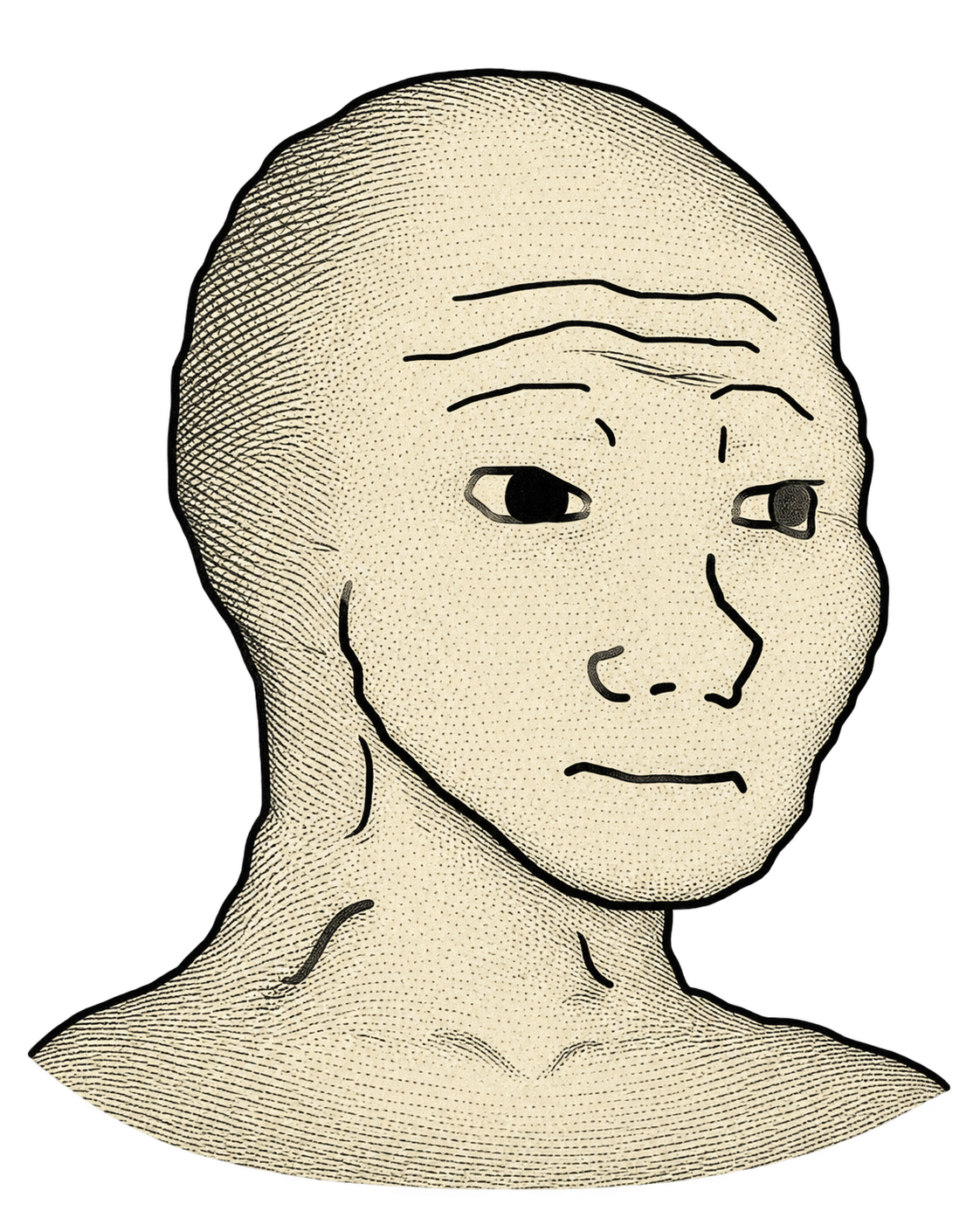 Wojak engraved hero